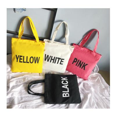 China Durable Wholesale Casual Shopping Handbags Large Capacity Cross - Body Student Canvas Shoulder Bag for sale