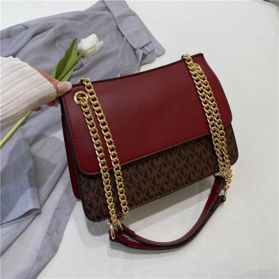 China China Supplier Durable PU Square Shoulder Luxury Cross - Body Messenger Women Chain Retro Purses & Handbags for sale