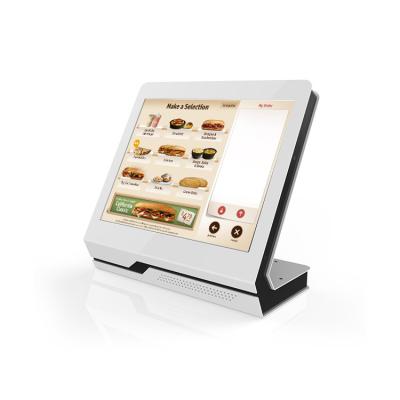 China SPCC Indoor Touch Screen Self-Service Information Interactive Counter Top Kiosk Stand for sale