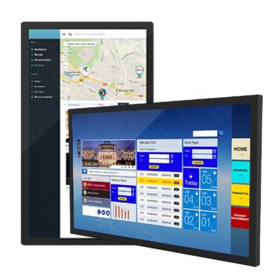 China Indoor Windows / Android Indoor Touch Screen Display Screen 55 Inch Large Wall Mounted Digital Signage for sale