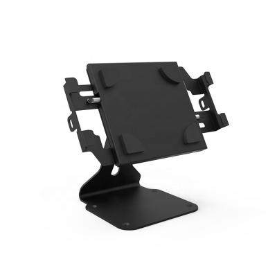 China Stores Metal Tablet Stand Countertop Payment Kiosk Android Folding Tablet Stand With Lock for sale