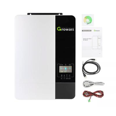 China Growatt SPF3000~5000Es Solar Power Inverter 15 Kw Pure Sine Wave Hybrid Solar Inverter On/Off Grid PH3000 20Kw for sale