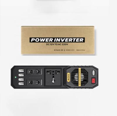 China Smart Car Inverter 200W Car Inverter Dc 12V To Ac 220V Converter Inverter From Dc To Ac In Car for sale