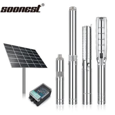 China 120M 4000W Solar Pump Submersible Centrifugal Pump Solar Water Pumps For Garden All-In-One Heat Pump Pv-Thermal Solar Panel for sale