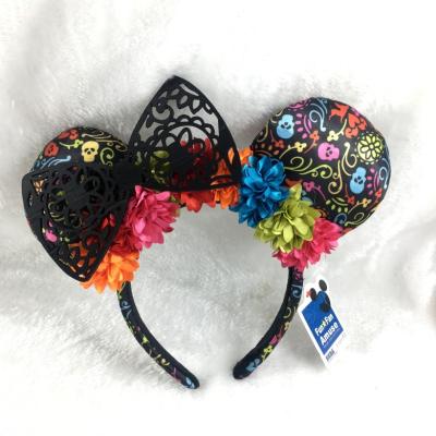 China Fabric Halloween Dress Novelty Minnie Ears Headbands For Party for sale