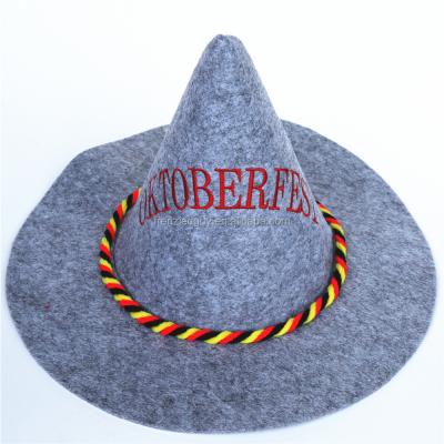 China The image carnival bavaria felt hat bandit oktoberfest hat for sale