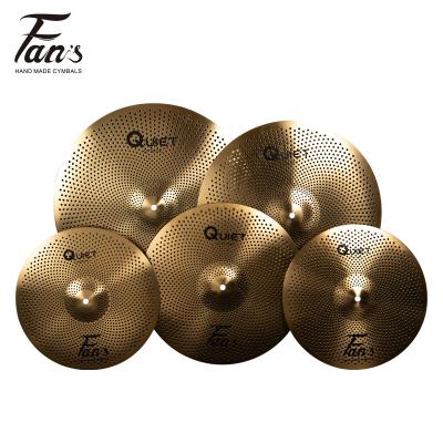 China FANS QUIET Bass Series Colorful Set Sound Mute Cymbals For Cymbals Set Low Volume Cymba for sale