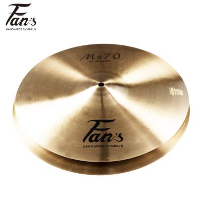 China Hihat Practice Cymbals MS70 Series High Quality Cymbals MS70 Cymbals Brass 14