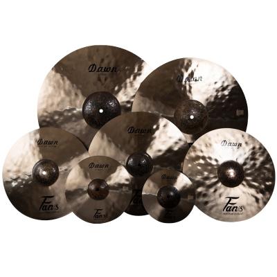 China 80%copper+20% Tin High quality Handmade cymbals B20 100% DAWN Series 4pcs pack set DRUM for sale