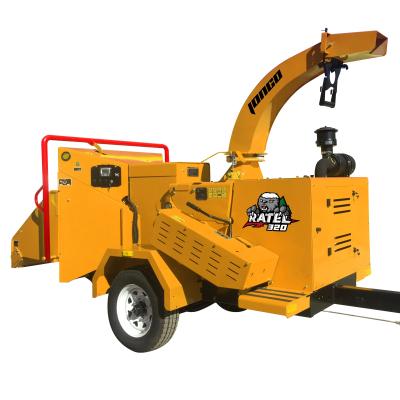 China Forest Biomass 70hp Chipper Wood Chipper / Brush Diesel Wood Chipper Arborist for sale