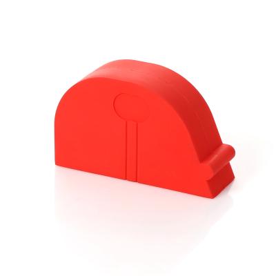 China custom molded rubber other products red color high temperature resistance silicone protective dustproof cover for sale