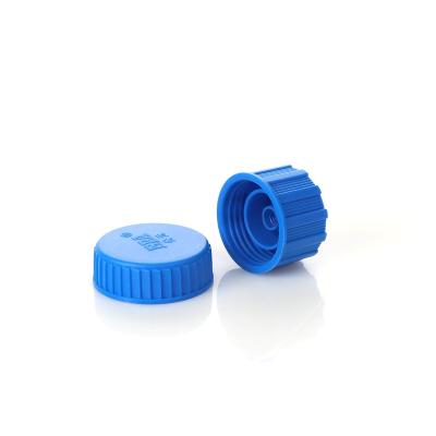 China Customized blue color pp material plastic capsule parts by injection molding plastic product - for sale