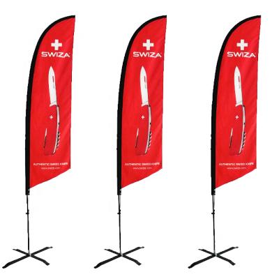 China Custom Outdoor Promotional Advertising Bali Arch Sail Swooper Teardrop Flag Feather Banner FLYING Flying Banners for sale