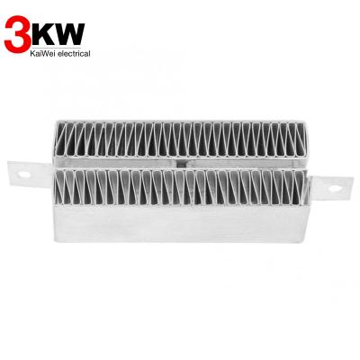 China High efficiency and easy to use aluminum shell 12V/24V constant temperature ptc corrugated heating plate thermistor heater factory customized wholesale for sale