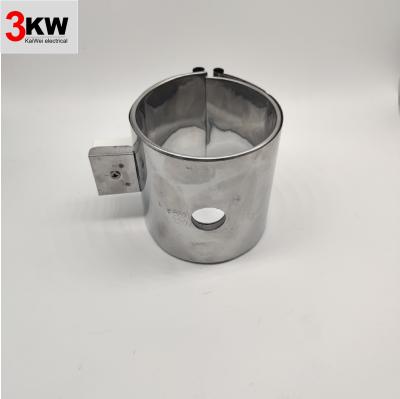 China Heat Treatment And Mold Forming Ceramic Outlet Of Stainless Steel Electric Heating Ring For Casting Machine for sale