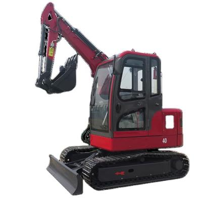 China Cultivate China Hydraulic Excavator 4 Ton Digger With Japan Closed Cabin And Engine for sale