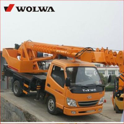 China TRUCK CRANE small truck with crane with lifting weight 6 tons for sale