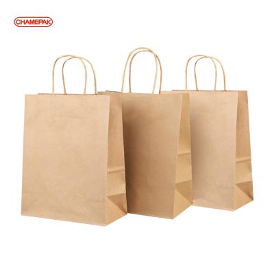 China Wholesale Cheap Barrier Price Kraft Paper Shopping Gift Bag For Packaging for sale