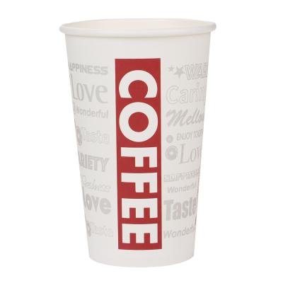 China Wholesale Disposable Customized Printed Disposable Paper Coffee Cup for sale