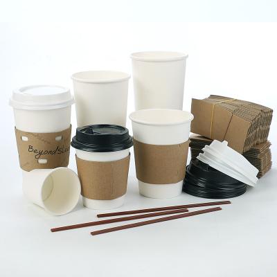 China Double Wall Hot Single Wall Coffee Disposable Paper Cup For Beverage for sale