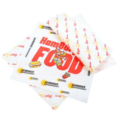 China High Quality Greaseproof Snacks Packaging Custom Printed Wrapping Paper For Food Packaging for sale