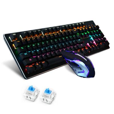 China Plug and Play 104 Key Gaming Competition Mouse Keyboard Mouse Combos Electronic Mechanic Keyboard for sale