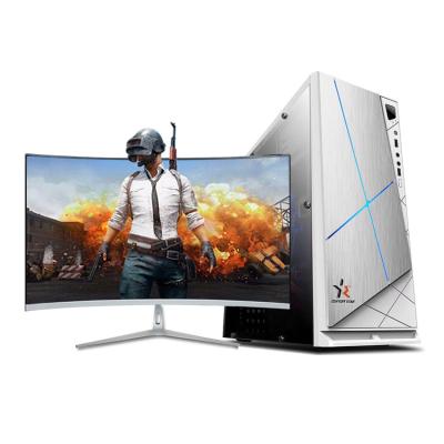 China Desktop Gaming PC Computer Core i7 Desktop PC 24 Inch Frameless Desktop PC Gaming Computers for sale