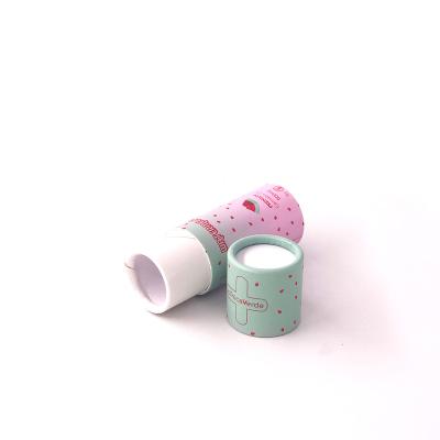 China Recycled Packaging Materials Manufacturer Biodegradable Lip Balm Kraft Paper Lift Up Lip Gloss Tubes for sale