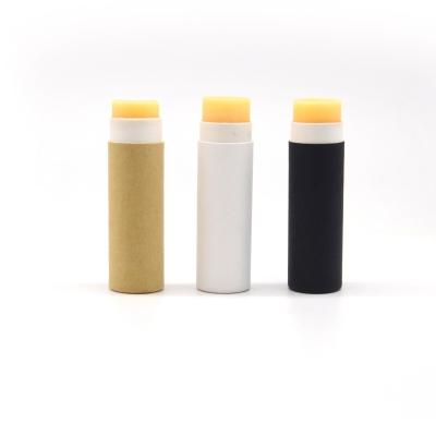 China Eco - Friendly Materials Recycled Empty Round Lip Balm Containers Luxury Customized Lift Up Paper Tube for sale