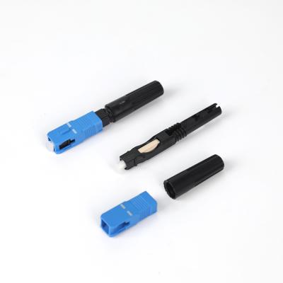 China FTTH Fiber Optic SC/FC/LC UPC APC Fast Connector for Drop Cable Conector Rapido De Fibra Optica Quick Assembly Connector à venda