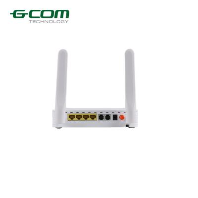 China GCOM GN2000-04GS-2VW (2.4G+5G) 4 GE LAN ports 2 Voice VoIP POTS ports 2.4G + 5G Dual Band WiFi GPON ONT for sale