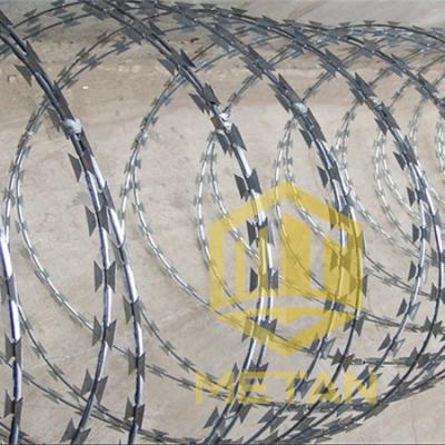 China Fence Galvanized Concertina Razor Wire High Security for sale