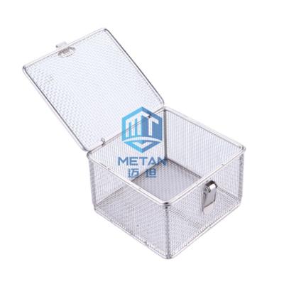 China CLASSIC Woven Surgical Instrument Tray Wire Stainless Steel Baskets for sale