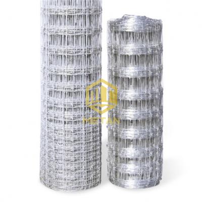 China Plain Weave 12.5 GAUGE KNOT FENCE Class III FIXED High Tensile Galvanized Wire for sale