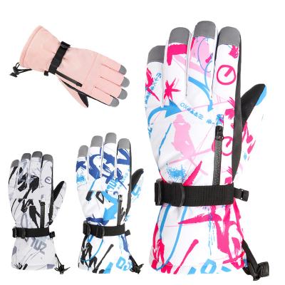 China Waterproof\Warm\Breathable\Comfortable\Touch Screen Gloves Ski Snowboard Gloves Waterproof Winter WarmCold Touch Screen Snow Weather for Skiing Kids Women Men for sale