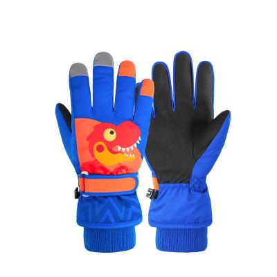 China Wholesale Comfortable Waterproof Long-cuffed Gloves 5 Finger Snow Gloves for Skiing and Mountaineering for sale