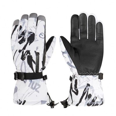 China New Design Comfortable Winter Waterproof Ski Gloves Windproof Multi Color Competitive Price Ski Gloves for sale