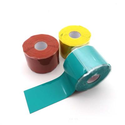 China Waterproof Flame Retardant Heaven and Earth Silicone Rubber Temperature Resistant Self-melting Tape for sale