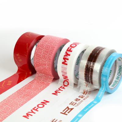 China Waterproof custom printed packaging bopp tape carton sealing tape for sale