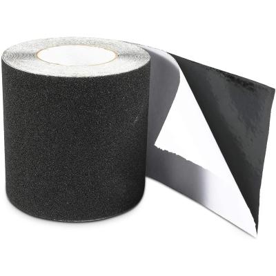 China Best Anti Slip Waterproof Black Tape Grip, Friction, Abrasive Adhesive For Stairs, Indoor And Outdoor for sale