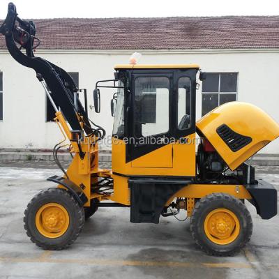 China micro wheel loader (ZL08F 4WD small wheel loader with CE approved) 0.4cbm for sale