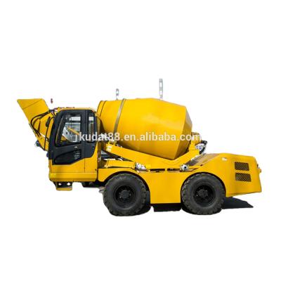 China Machinery Repair Shops Cement Concrete Mixer 3000L With 4WD Drive Diesel Engine Truck for sale