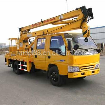 China aerial work platform truck (GKZ-14J aerial work platform, JMC chassis, 200kgs capacity) GKZ-14J for sale