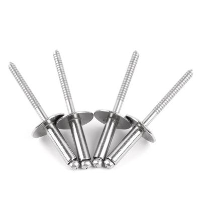 China Stainless Steel Rivet Stainless Steel Round Head Blind Rivets With Big Edge for sale