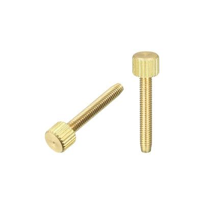 China Thumb Screw Brass Flat Knurled Flat Bolts Customization for sale