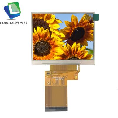 China 3.5 inch lcd display module with 640*3RGB(H)X480(V) 3.5 RGB interface IPS tft lcd module for sale