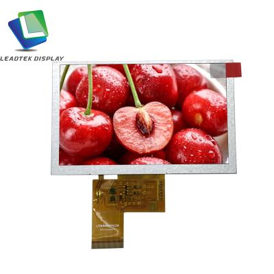 China 5 Inch TFT LCD 800xRGBx480 With 24 Bit RGB Interface With 5.0 Nits 400 TN TFT LCD Display for sale