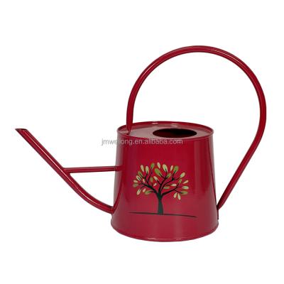 China Metal Garden Watering Can For Outdoor&Indoor Plants 1 Gallon Galvanized Steel Watering Can With Stainless Steel Handles for sale