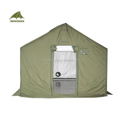 China Military Camouflage / Field Game 3x4M Canvas Tent For 5-6 Persons for sale