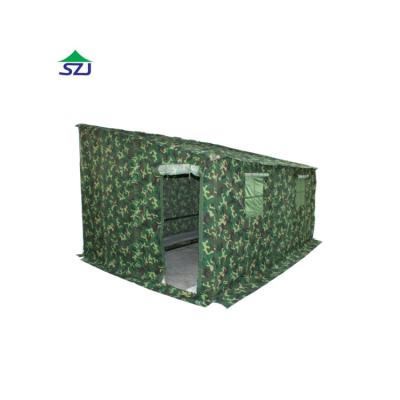 China Outdoor Waterproof Camouflage/Field Game 1-2 People Hiking Beach Folding Manual Military Camping Tent for sale